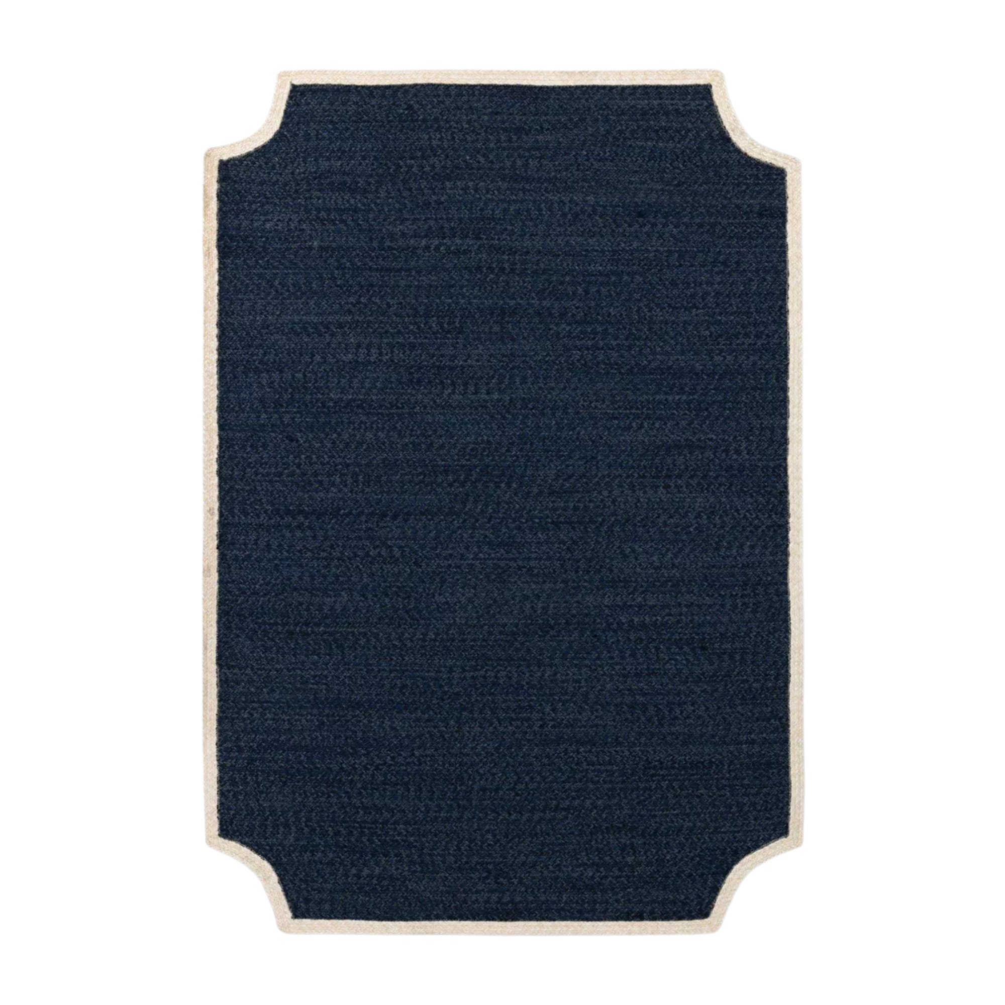 un tapis d'extérieur bleu
