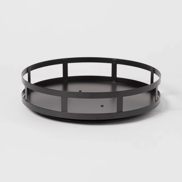 Plateau tournant Lazy Susan en métal