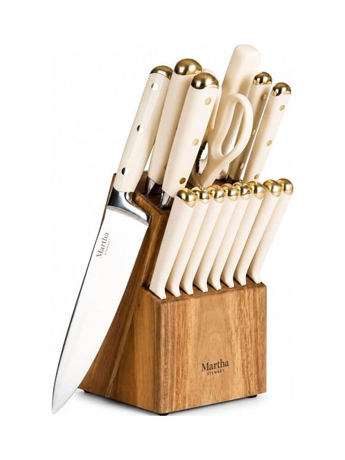 Ensemble de blocs de couteaux Martha Stewart, 16 pièces 