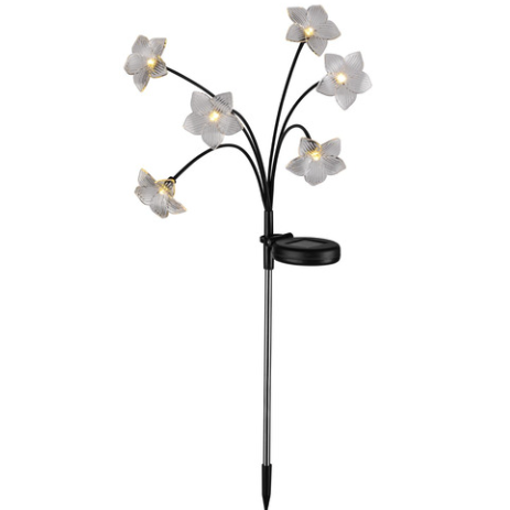 LIDL, Livarno Lampe solaire à LED en forme de fleur