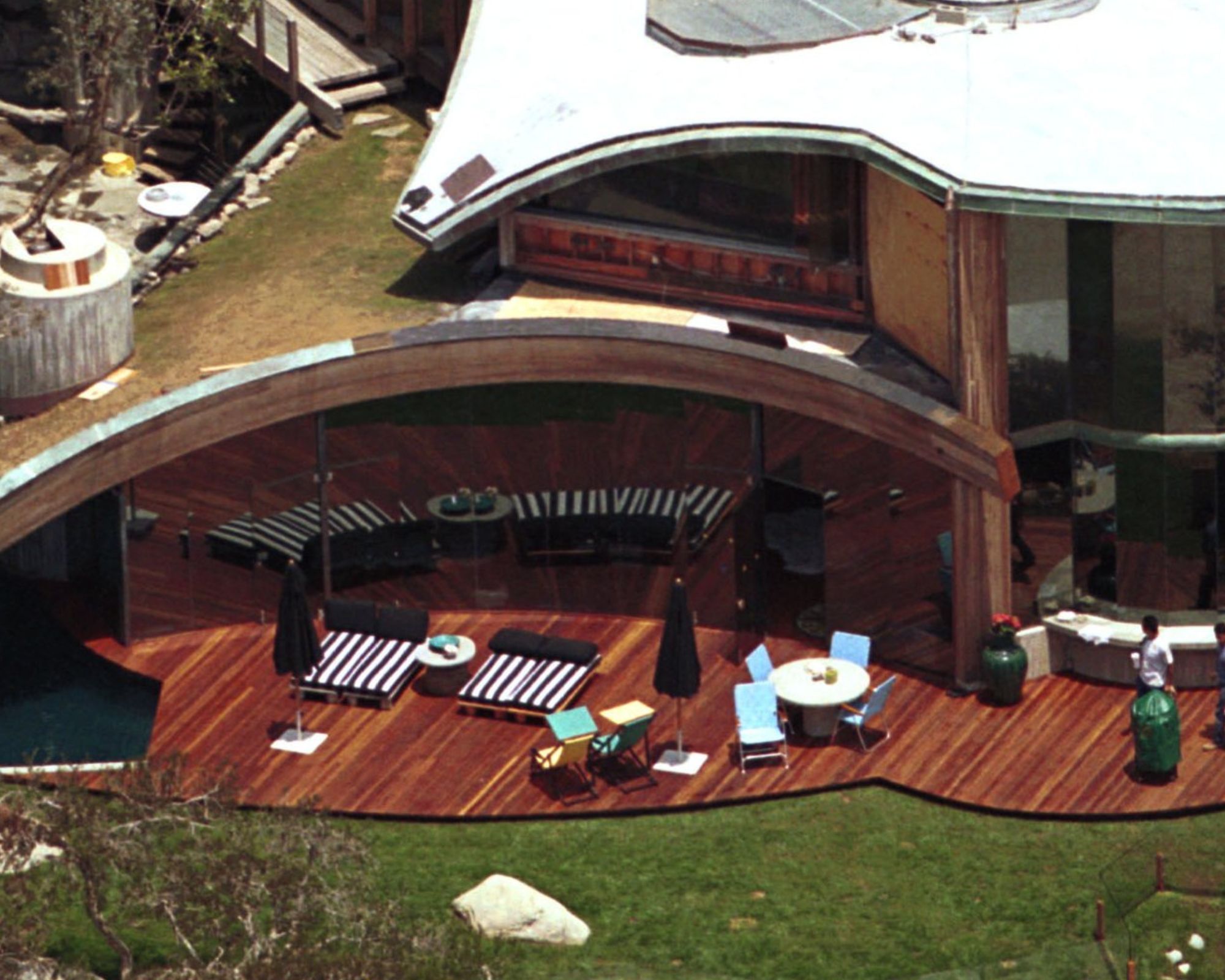 Le patio de Courtney Cox