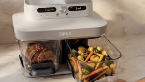 Ninja vient de lancer une nouvelle friteuse à air Glass Crispi DualZone, et je suis déjà obsédé – c'est la preuve que plus gros est vraiment mieux