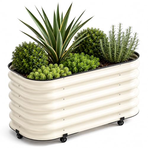 Lit de jardin surélevé roulant Daisyvibe 21