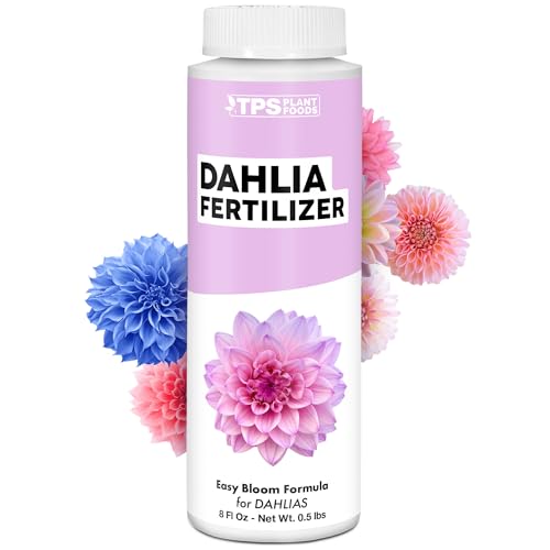 Engrais Dahlia &ndash; Engrais liquide pour plantes pour de plus grandes fleurs, des couleurs vives et des couleurs vives. Développement de racines plus fort, 8 oz