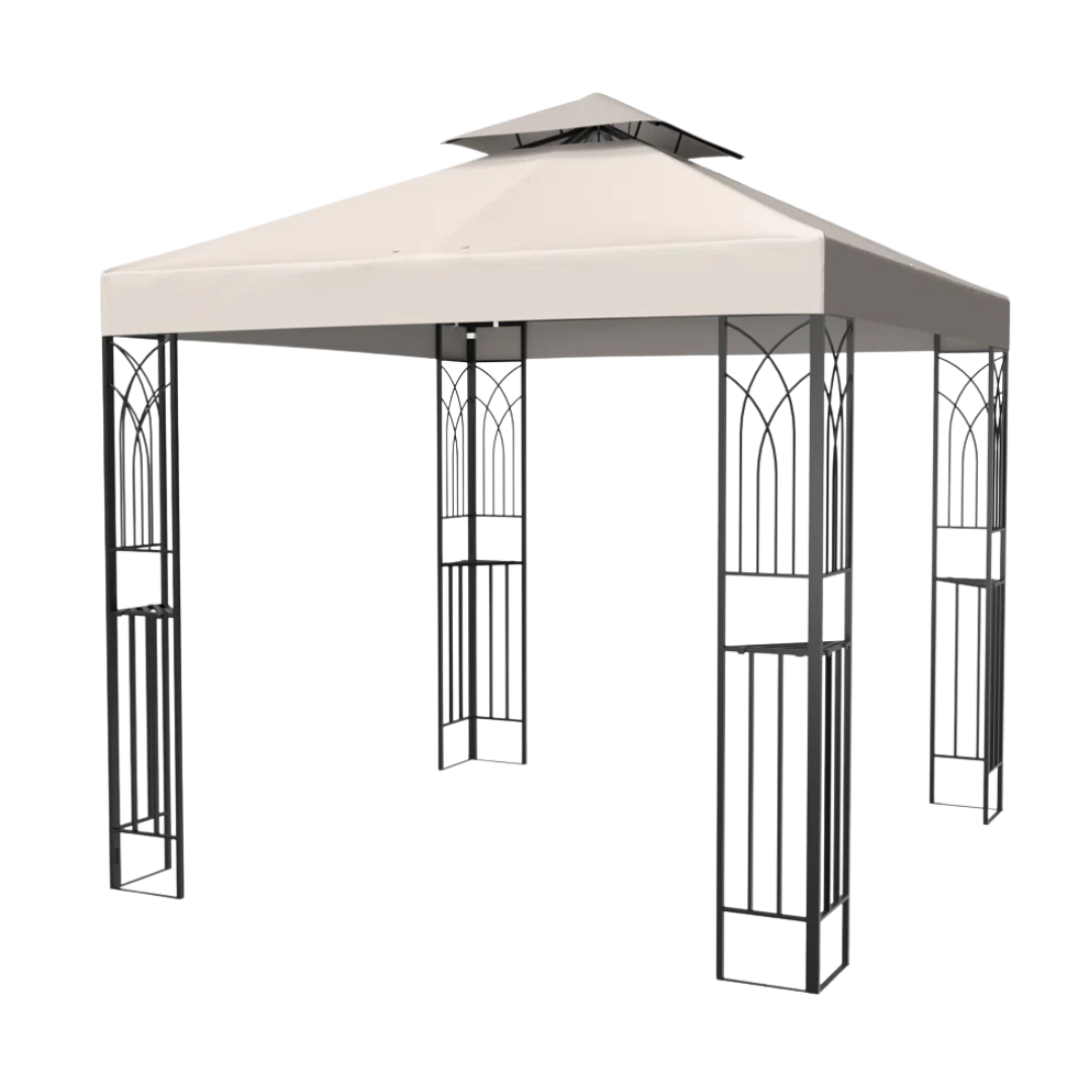 Eagle Peak, pavillon de jardin en acier enduit de poudre