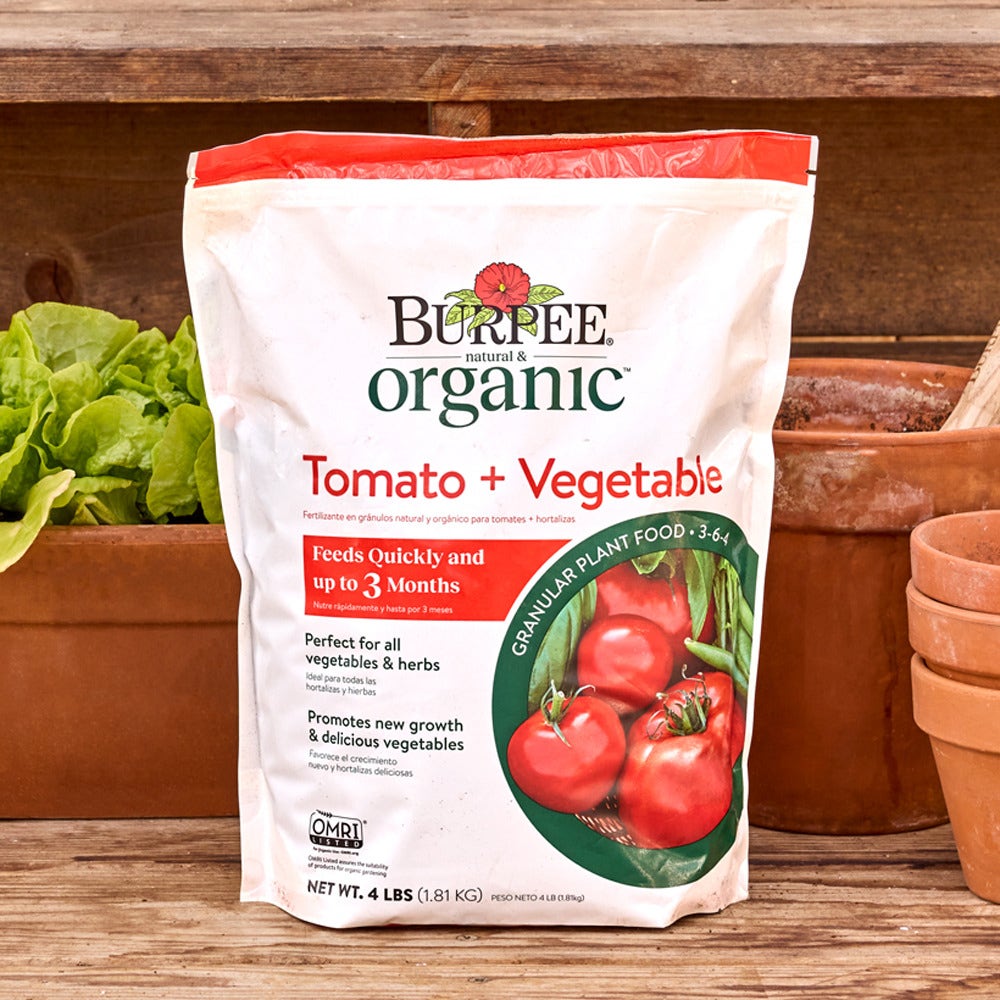 Burpee Engrais biologique granulaire pour tomates et légumes 3-6-4