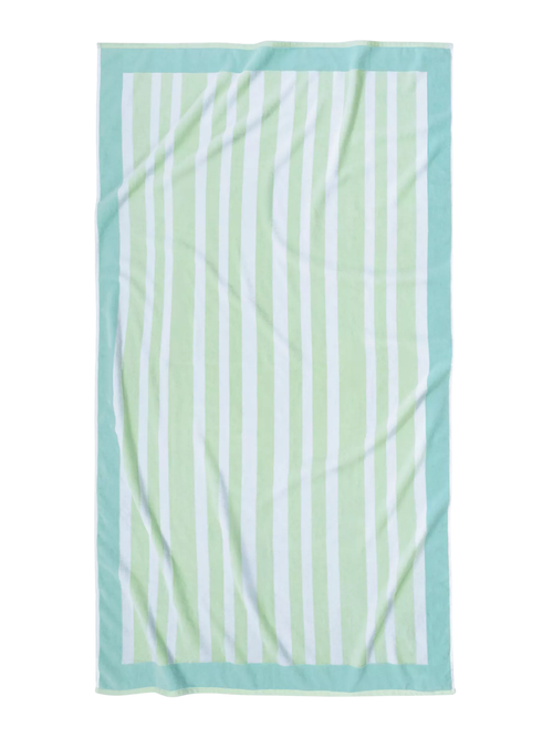 Serviette de plage en coton à rayures Frame, 40