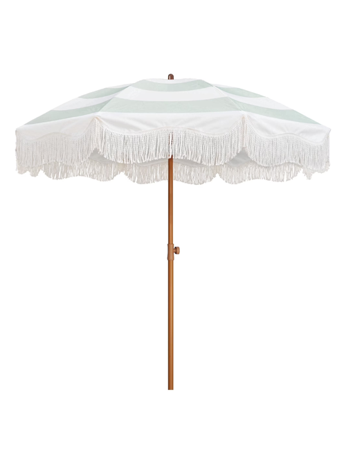 Parasol de patio avec frange