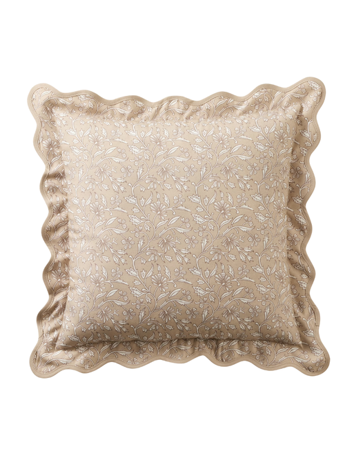 Coussin d’extérieur à pétoncles floraux My Texas House