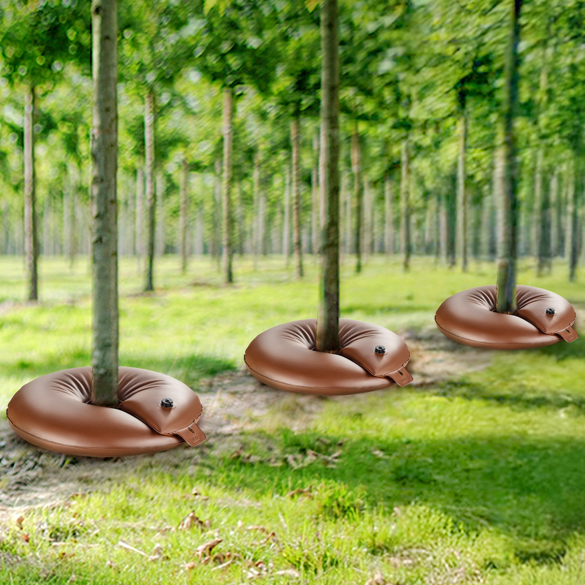 Stellweilan Tessberg Sac d'arrosage pour arbres à libération lente, paquet de 4 sacs/anneau d'arrosage pour arbres de 20 gallons, sacs d'eau réutilisables et rechargeables avec anneau d'irrigation pour arbres, système d'arrosage robuste pour l'irrigation goutte à goutte et les racines des arbustes Commentaires | Wayfair