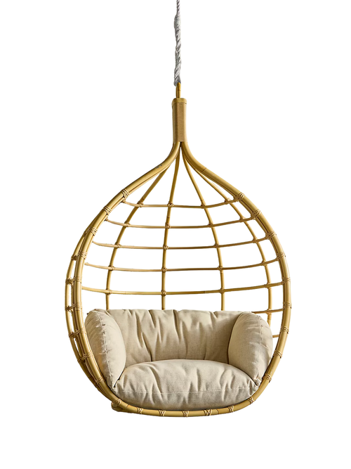 Chaise panier suspendu gouttelette