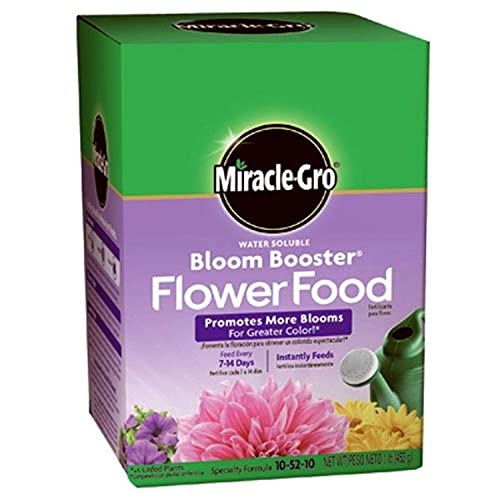 Miracle-Gro 1360011 Nourriture pour fleurs soluble dans l'eau, 10-52-10, 1 paquet