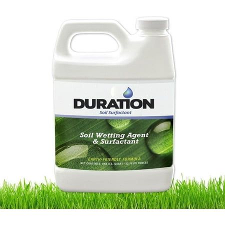 Durée Agent mouillant tensioactif du sol - L'aération liquide de la pelouse détend le gazon compacté pour améliorer l'absorption de l'eau et la circulation de l'air vers les racines des plantes. Activateur de sol respectueux de la terre (32 oz)