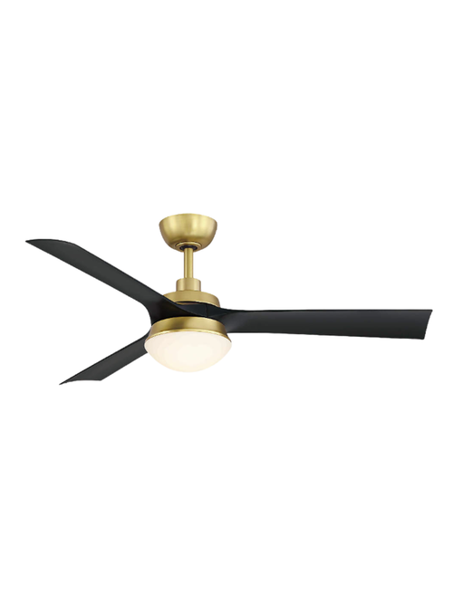Ventilateur de plafond extérieur en cage avec lumière et contrôle par application