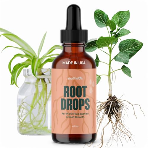 Root Drops - Hormone d'enracinement liquide pour boutures | Chutes de propagation rapides, racines plus fortes, moins de chocs | Fonctionne dans l'eau, le sol, le Leca, la mousse | pour toutes les plantes d'intérieur comme Pothos, Monstera, Philodendron