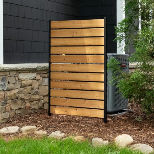 Écran de confidentialité en bois de cèdre Concord, 5 pi HX 3,2 pi l, 1 panneau