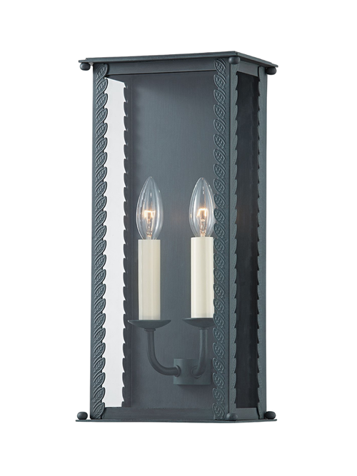 Applique d'extérieur à 2 lumières en métal Zayd 