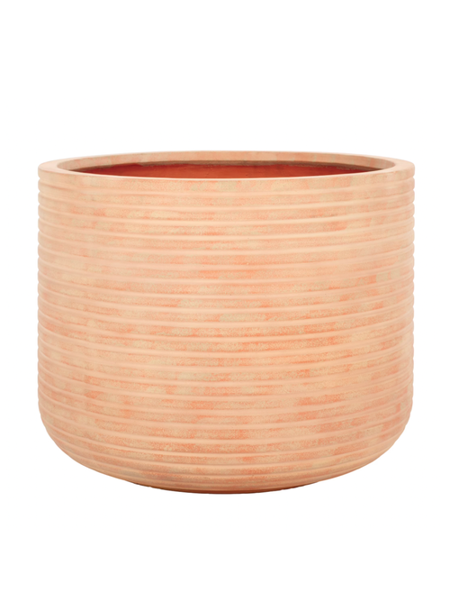 Pot de fleurs massif Ficonstone en terre cuite cylindrique