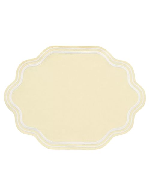 Set de table en coton brodé Madeline