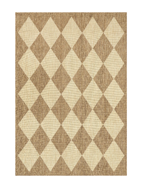 Tapis intérieur/extérieur Adelaide Harlequin, 5' x 8'