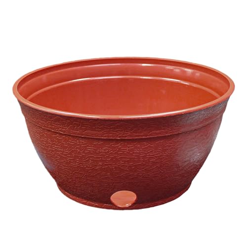 Cache-tuyau extensible Emsco - Pot de rangement pour tuyau extensible - Terre cuite rustique