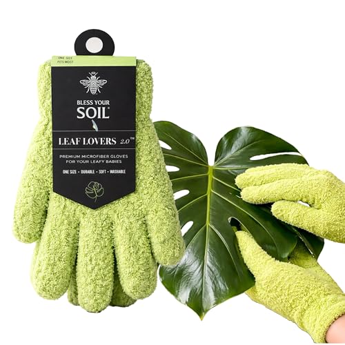 Bénissez votre sol en microfibre pour dépoussiérage et amp;amp; Gants de nettoyage des feuilles, 1 paire