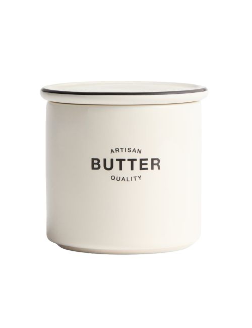 Pot à beurre en porcelaine