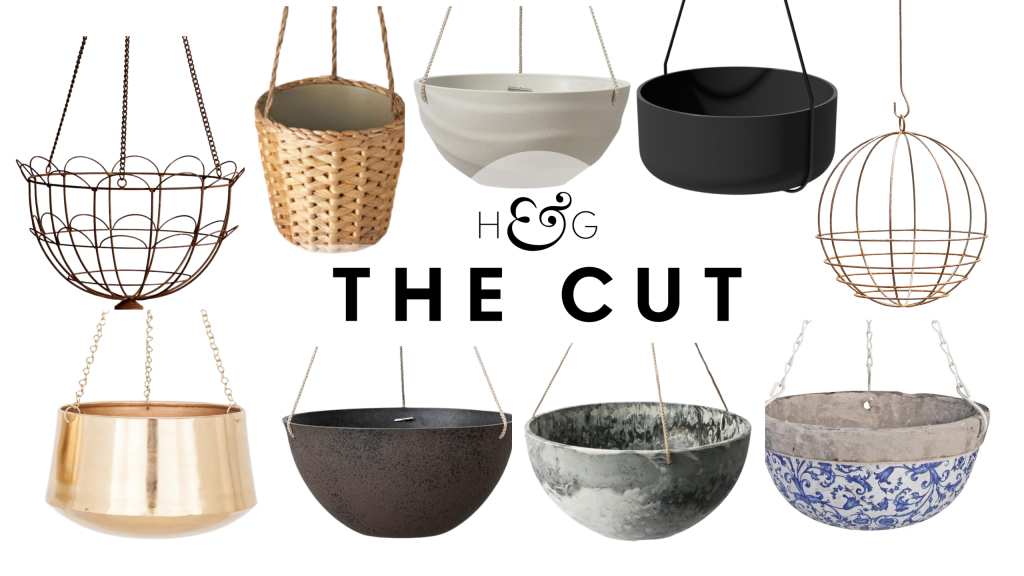The Cut hanging basket planters hero image