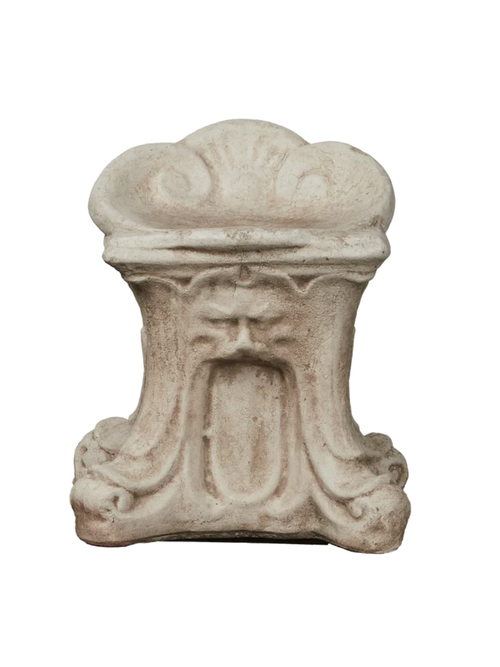 Tabouret de jardin en fonte