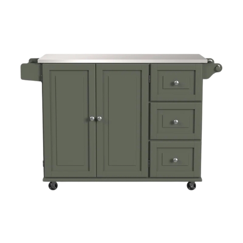 Wayfair, Red Barrel Studio&reg; Chariot de cuisine Taniha avec dessus et amp;amp; Commentaires | Wayfair