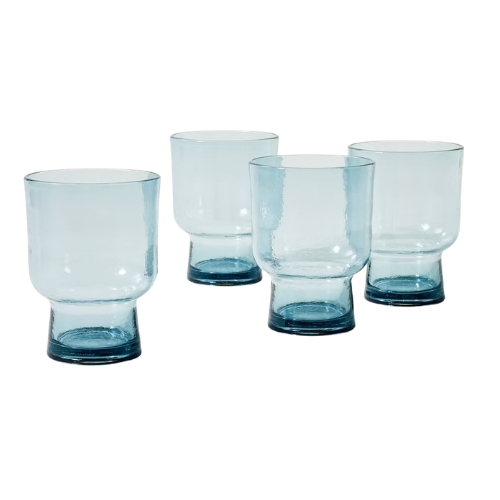 Magasinez tous les seuils conçus avec Studio McGee, lot de 4 gobelets bleus