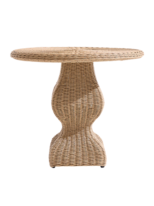 La table d'appoint d'extérieur Felix Wicker par Jake Arnold