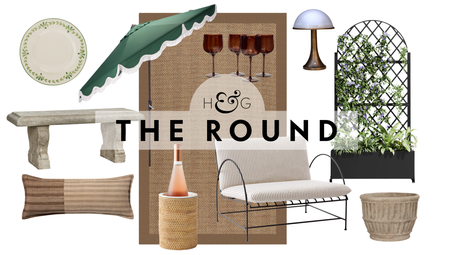 Les vignobles vallonnés du nord de la Californie vous appellent – Achetez 24 choix rustiques mais raffinés pour un patio qui ressemble à la Napa Valley outdoor decor inspired by Napa vineyard living