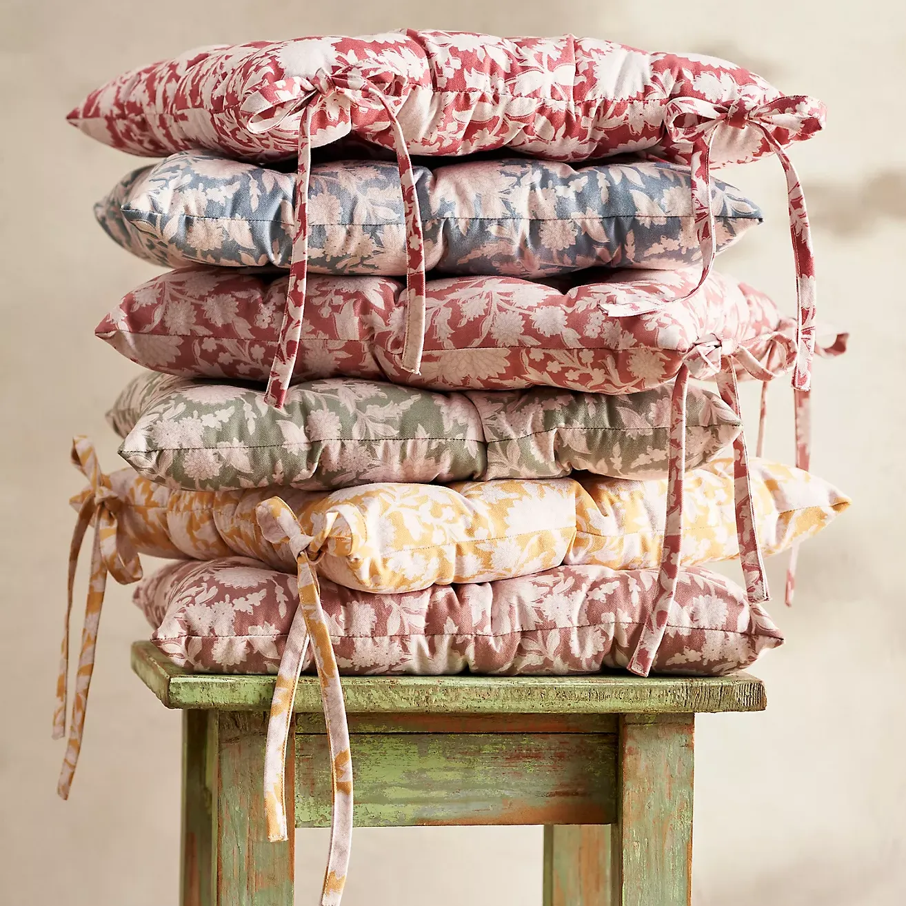 Coussin de siège à imprimé floral