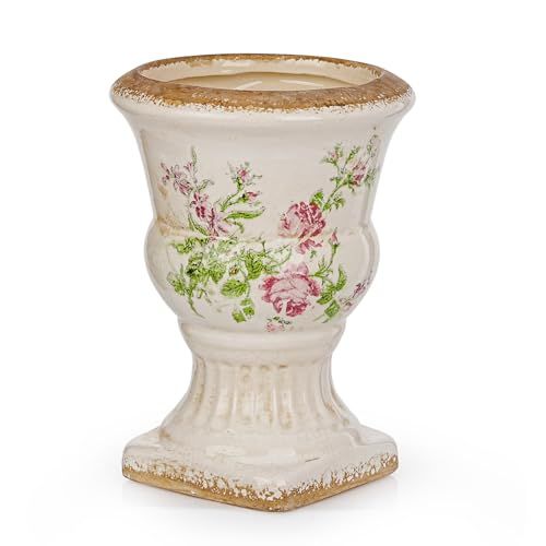 Urne Florale Vintage en Céramique 