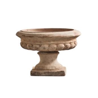 Jardinière d'urne classique en terre cuite