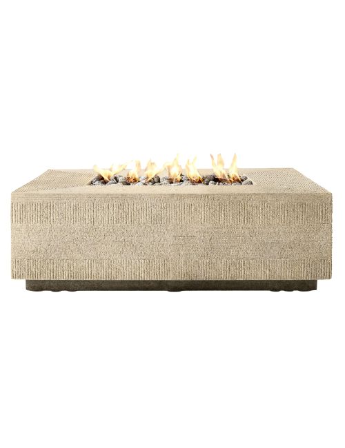 Table à feu carrée Vetro