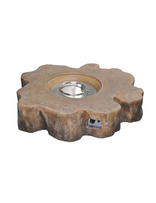 Table de foyer ronde sans fumée au propane en béton Citrana