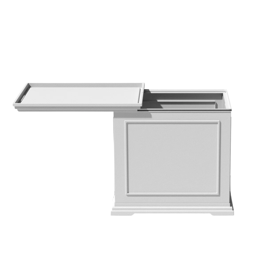 Veradek Brixton Series Rectangulaire 24'' LX 19'' W Table d'appoint d'extérieur et amp; Commentaires | Wayfair