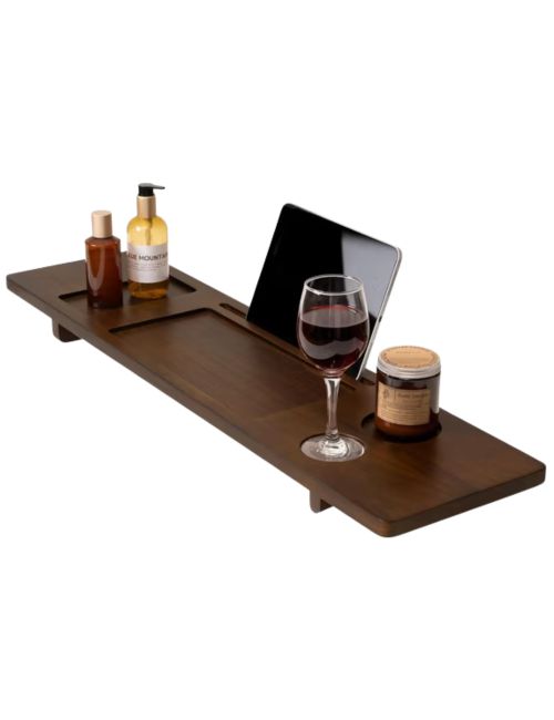 Plateau de baignoire en teck