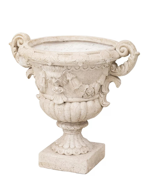 Jardinière Urne Classique en Relief 