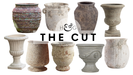 The Cut antique-style planters hero image