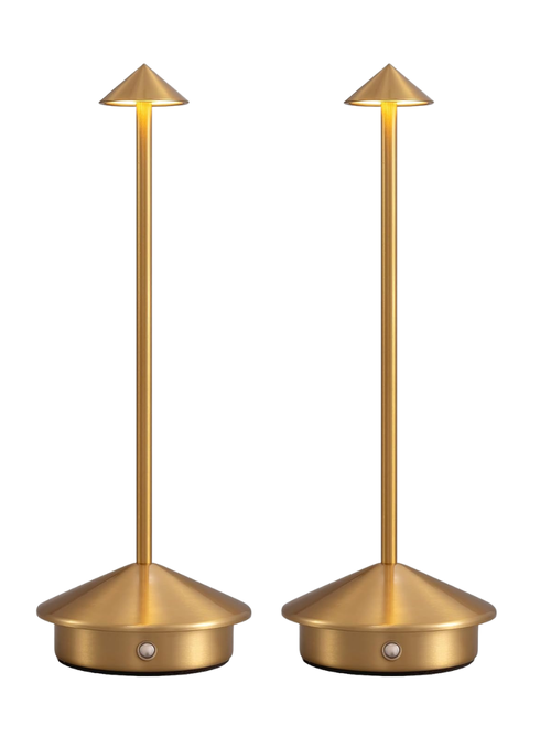 Lampes de table d'extérieur modernes sans fil, ensemble de 2