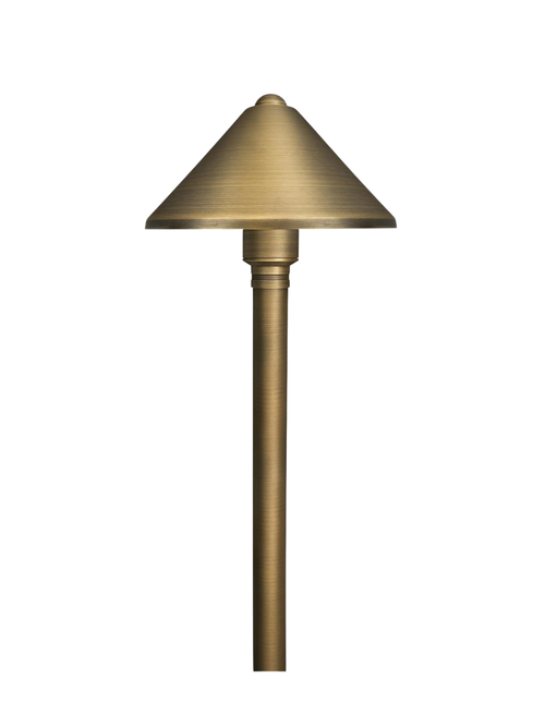 Lampes de chemin à LED en laiton massif, ensemble de 2