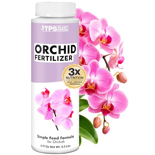 Engrais pour orchidées &ndash; Engrais liquide pour plantes pour une refloraison, des fleurs et des fleurs plus durables Racines saines, 8 oz