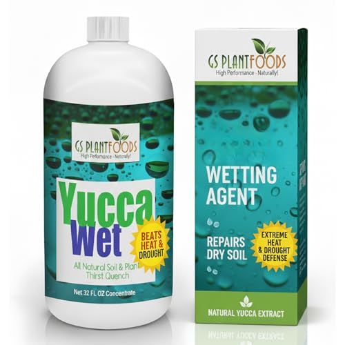 Yucca Wet, extrait liquide de yucca - agent mouillant et tensioactif organiques, maintenant en concentré de 32 oz