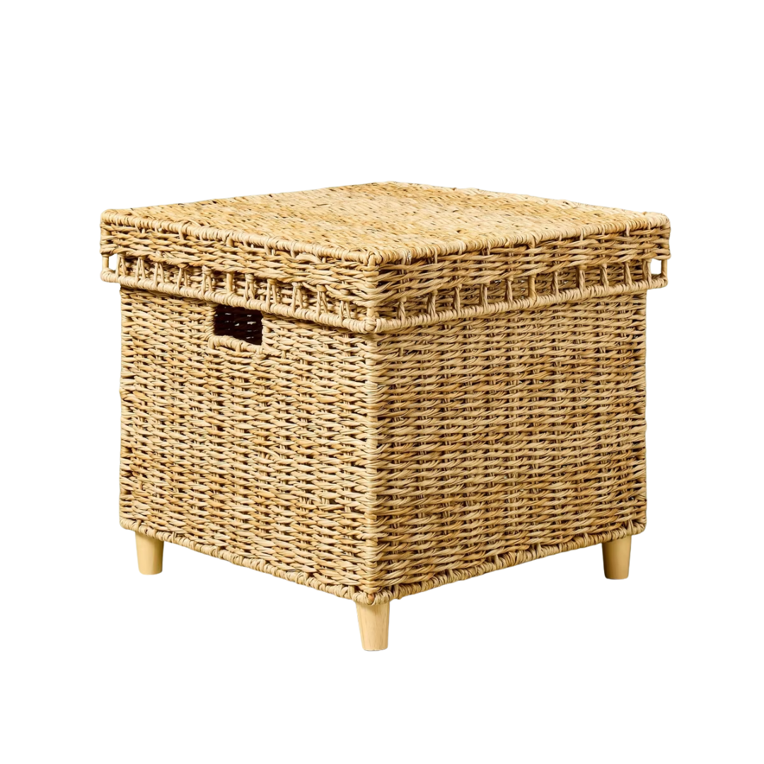 Jardin tissé &amp; Boîte de rangement pour patio extérieur – Foyer et amp; Main et commerce; Avec Magnolia