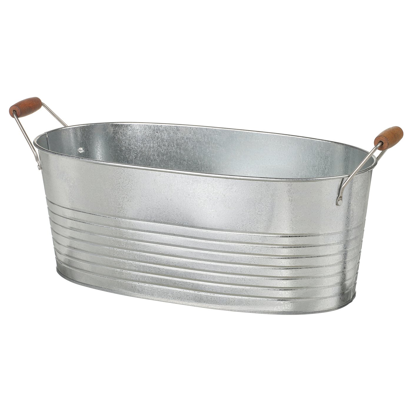 Pot de fleurs Korkgran - Intérieur/extérieur/galvanisé 10 &frac34;x22 &frac34; 